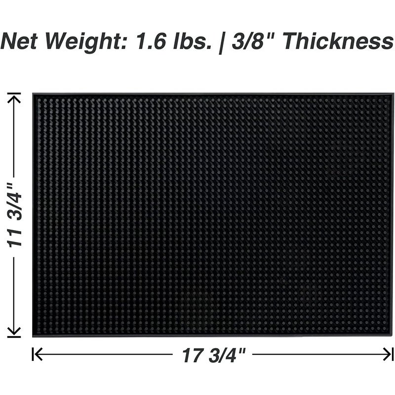 bar mat size