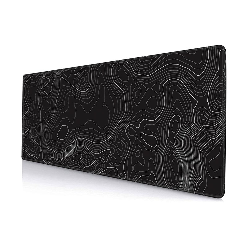 Extended Topographic Lines For Gaming Computer Mouse Mat
