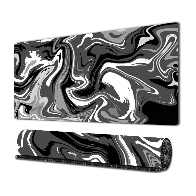 Liquid Keyboard Mouse Pad With Double Stitched Edges