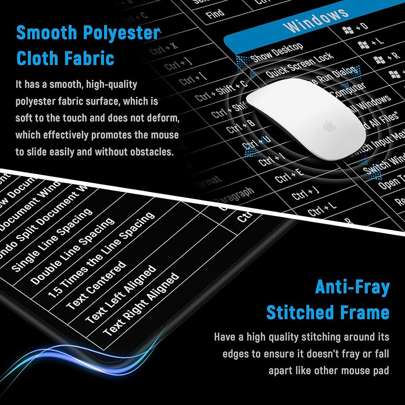 excel mouse pad shortcuts mouse pad