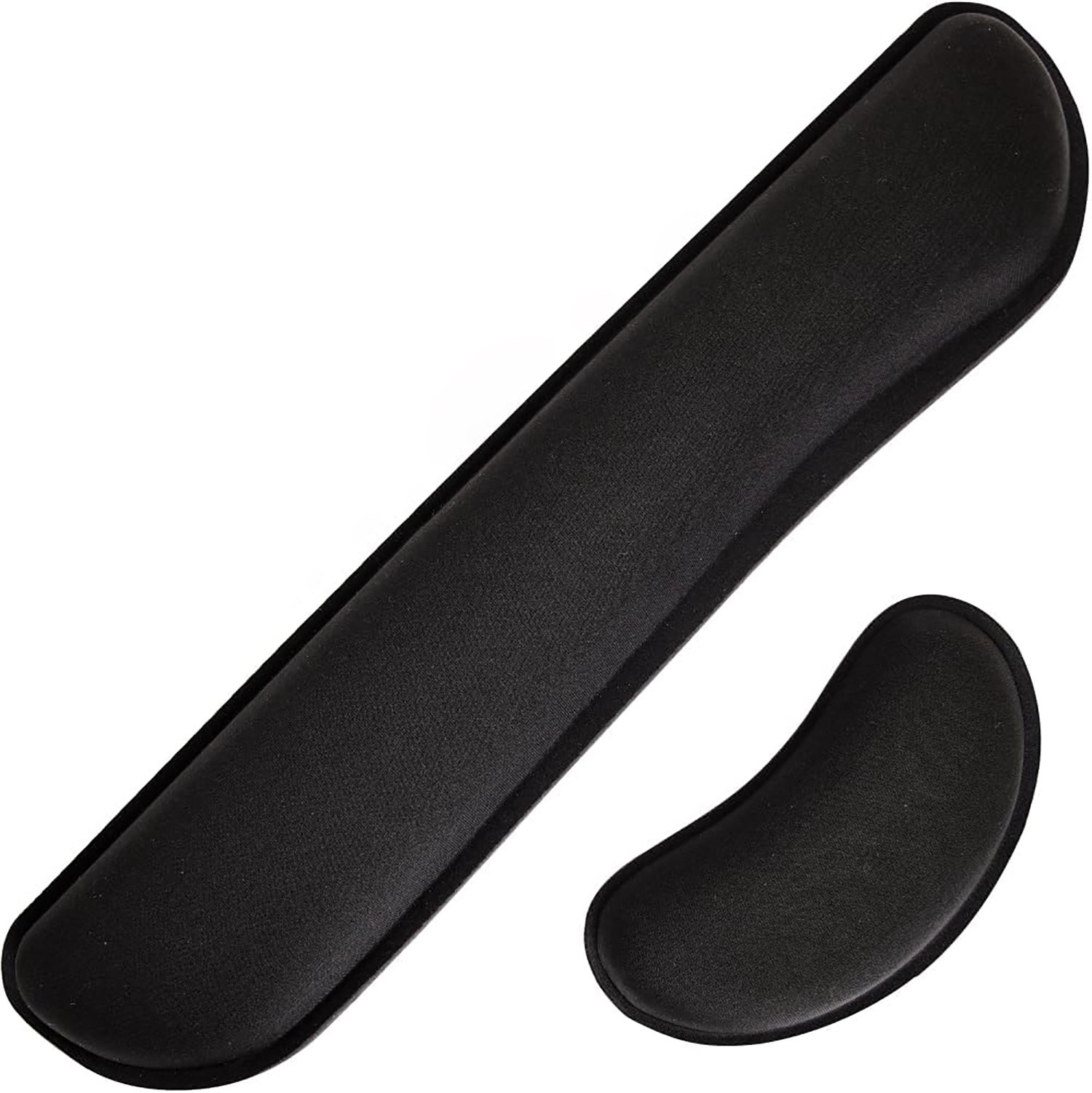 Black Memory Foam Wrist Rest For Computer Keyboard