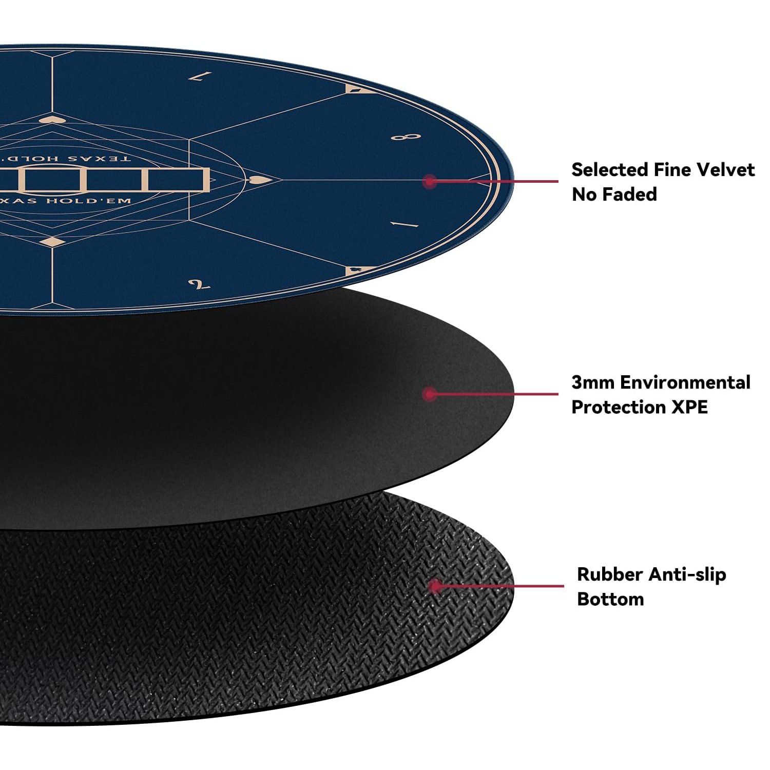 poker mat custom poker mat